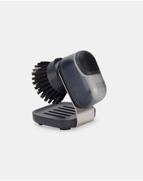 Joseph Joseph - SinkTech™ Soap-dispensing Palm Brush with Stainless Steel Storage Stand