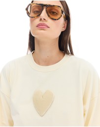 THE TALES - We Love Velvet Heart Long Sleeve Tee