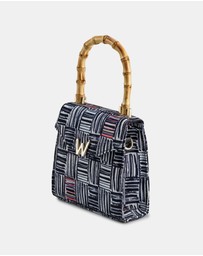 Wolf - Wolf Evie Collection Small Bag with Electic Weave Print