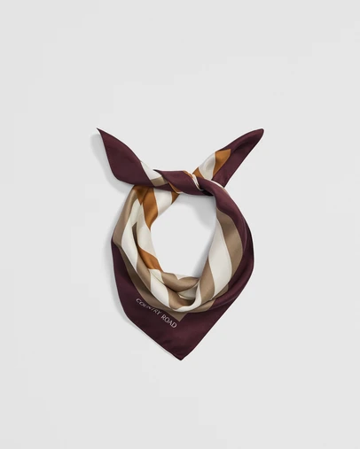Country Road - Silk Stripe Scarf
