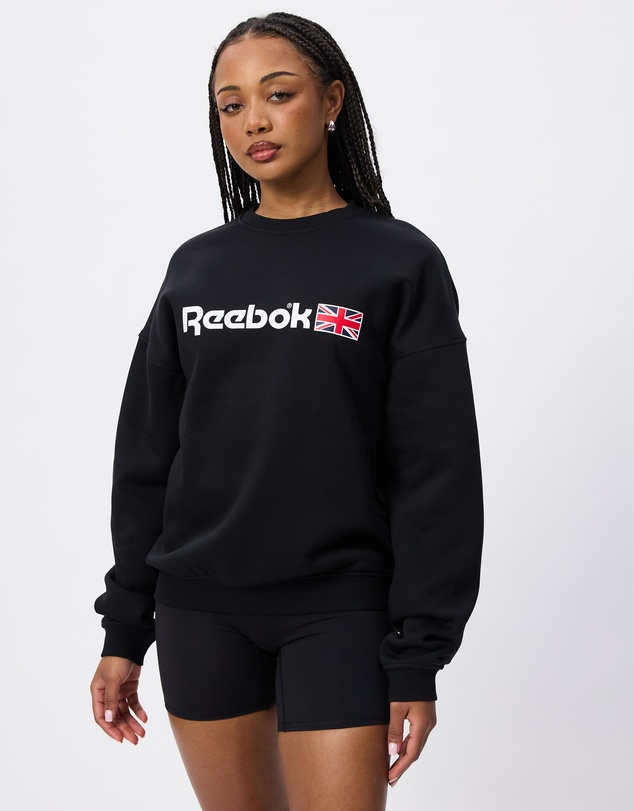 Reebok - Relaxed Fit Crew Neck Sweatshirt