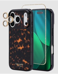 Kate Spade - Kate Spade Tortoise MagSafe Charm Bundle for iPhone 17 Pro