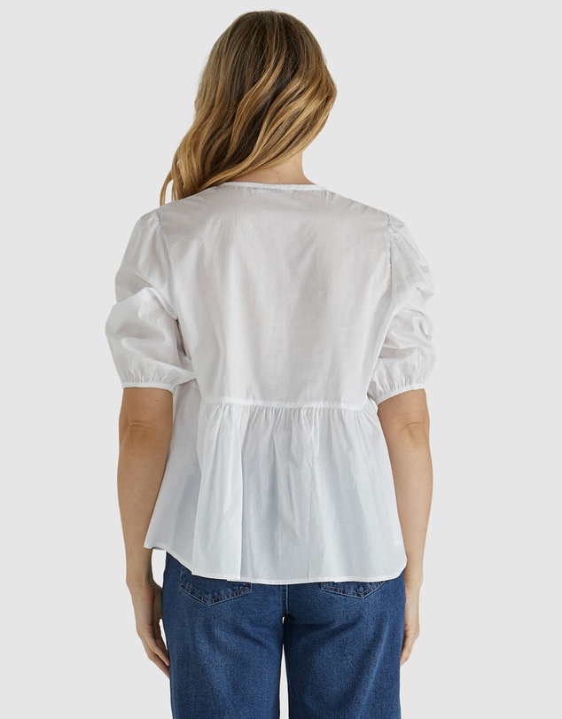 Sass - Sylvie Peplum Top