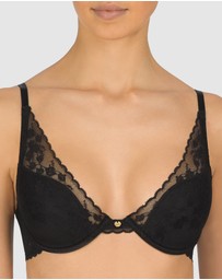 Natori - Cherry Blossom Convertible-to-Racerback Lace Plunge Bra