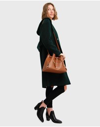Belle & Bloom - Walk This Way Wool Blend Hooded Coat