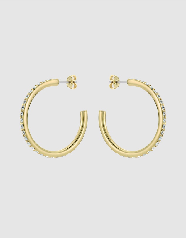 Ted Baker - CLANCI: Medium Crystal Hoop Earrings