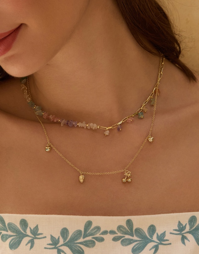 Wanderlust + Co - Fruit Party Charms Necklace
