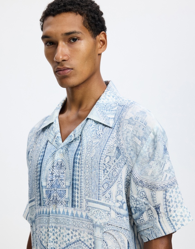 Camilla - Short Sleeve Cabana Shirt