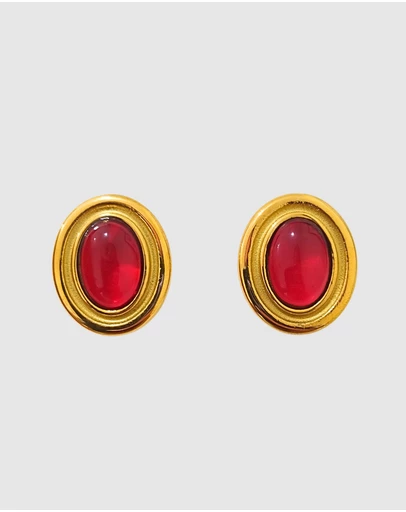 Izoa - Lola Stud Earrings
