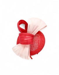 Morgan & Taylor - Heather Fascinator in Red