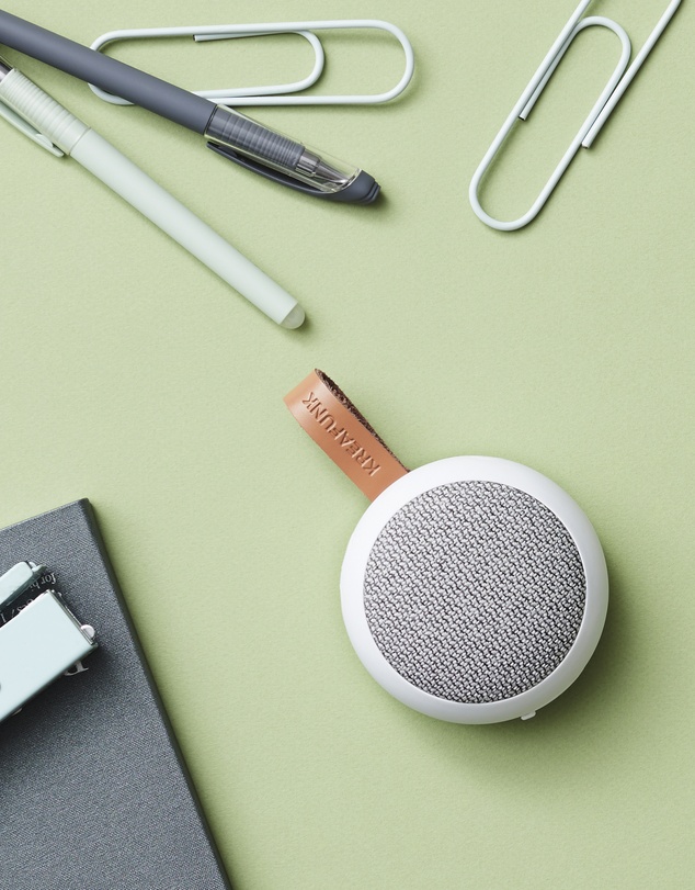 Kreafunk - Kreafunk Ago 2 Fabric Bluetooth Speaker - White