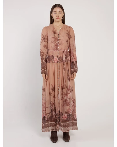 Fate + Becker - Romy Long Sleeve Maxi Dress