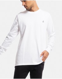 Stock & Co. - Stock & Co Anchor Embroidery Long Sleeve Tee