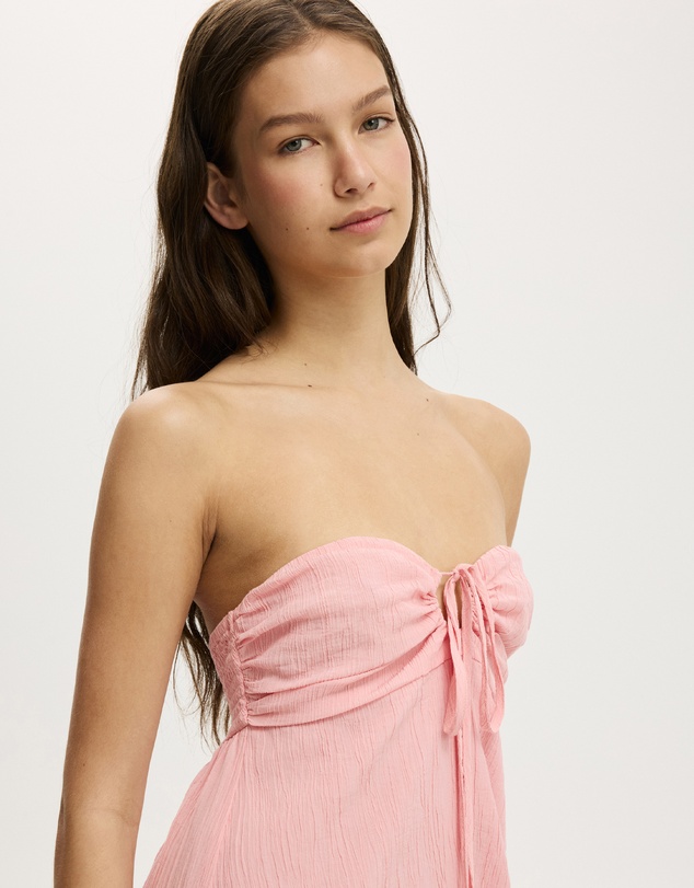 Cotton On - Taylor Tie Up Mini Sundress