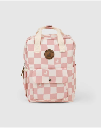 Crywolf - MINI BACKPACK Pink Check