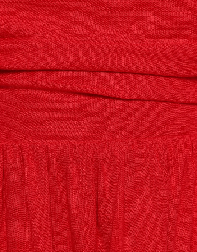Petal & Pup - Katy Strapless Mini Dress - Red