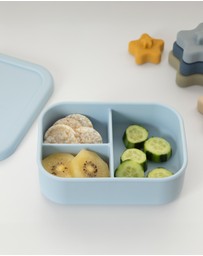 Playground - Silicone Lunch Box- Small- Dusty Blue