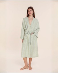 Gingerlilly - Rosalind Linen Robe
