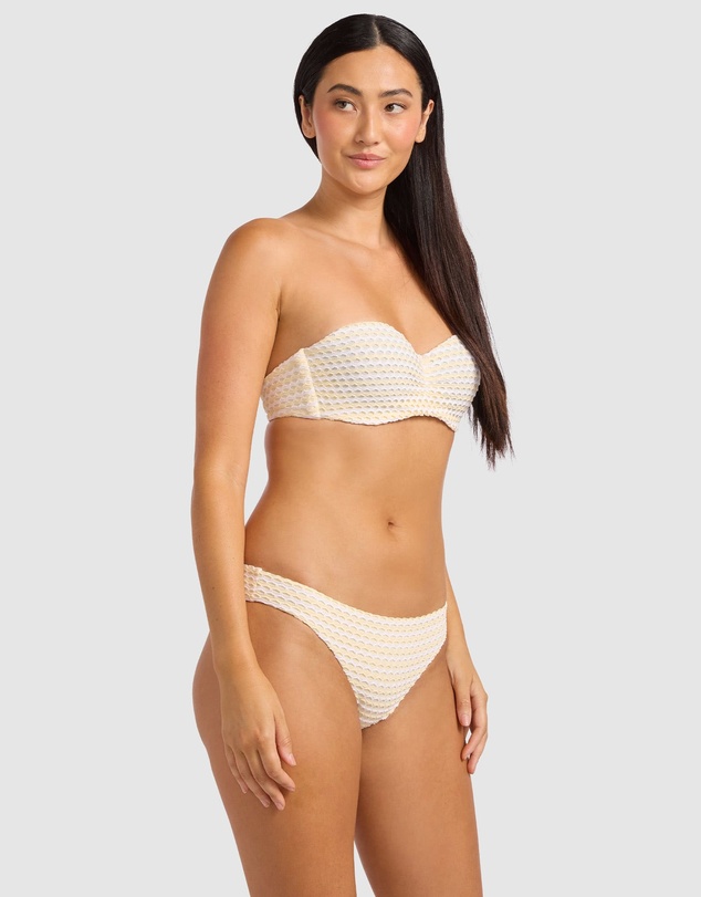 Seafolly - Mesh Effect Bustier Bandeau Bikini Top