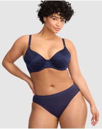 Lauren by Ralph Lauren - Monogram Mesh 3-Piece Bikini Brief Multipack