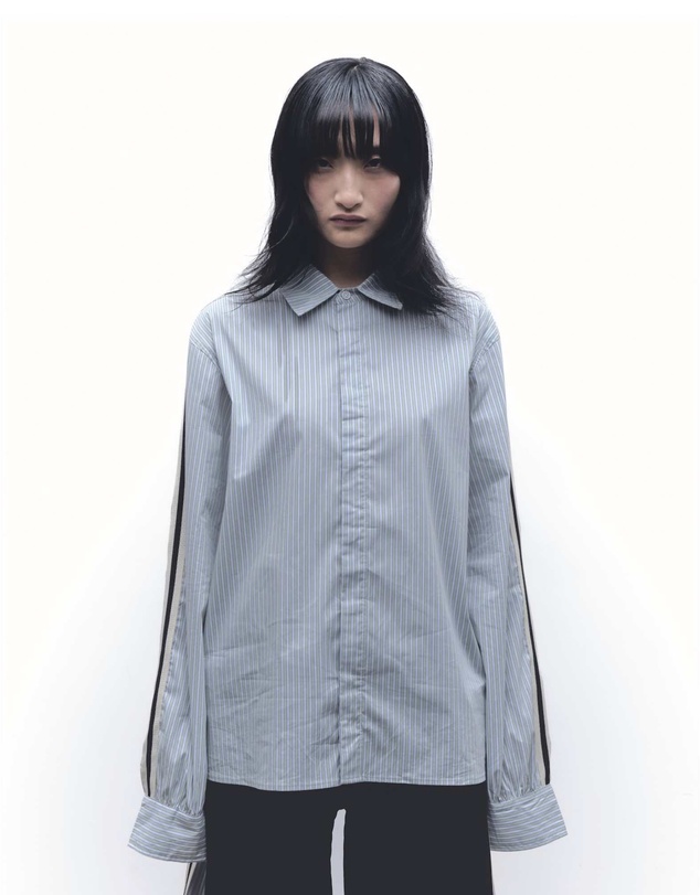 JUNGLES JUNGLES - Weave Trim Business Shirt