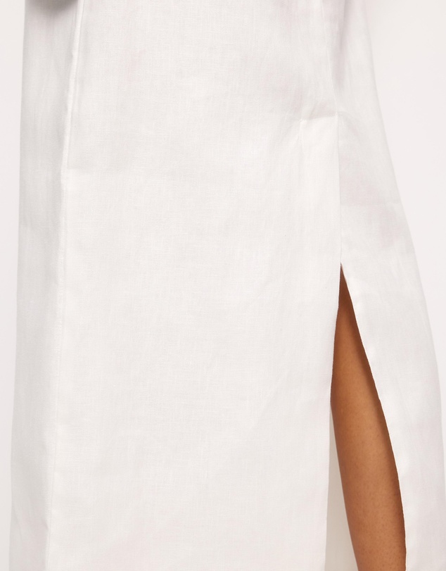 AERE - Lysandra Linen Halter Midi Dress