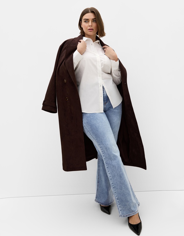 City Chic - Plus size Pia Fit Bootleg Jean - light wash