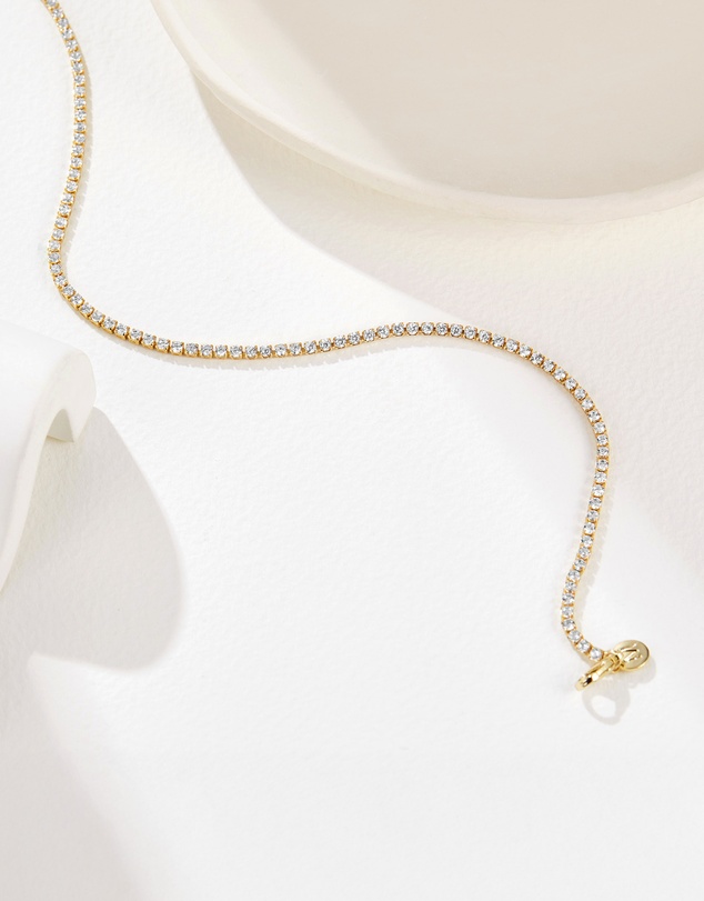 Mestige - Faye Tennis Choker - 18K Gold Plated