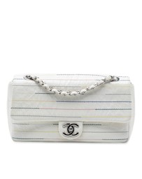 Pre-Loved by Azura Reborn - Pre-Loved Distressed Calfskin Straight Line Stitch Flap