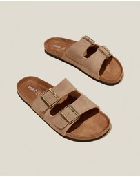 Rubi - Rex Double Buckle Slides