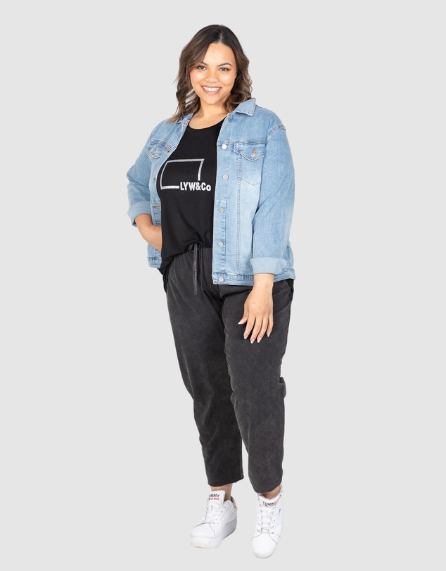 Love Your Wardrobe - Mackenzie Acid Wash Pants