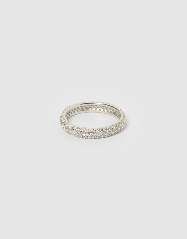 Izoa - Tatiana Ring Silver Clear