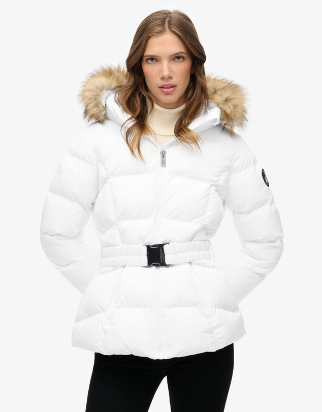 Superdry - Slim Fit Fuji Belted Puffer