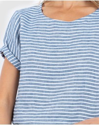 CAMIXA - Teena Linen T-shirt Top