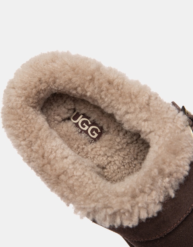 EVERAU - Australian Shepherd Ugg Pulsey Platform Cow Suede Upper House Shoes