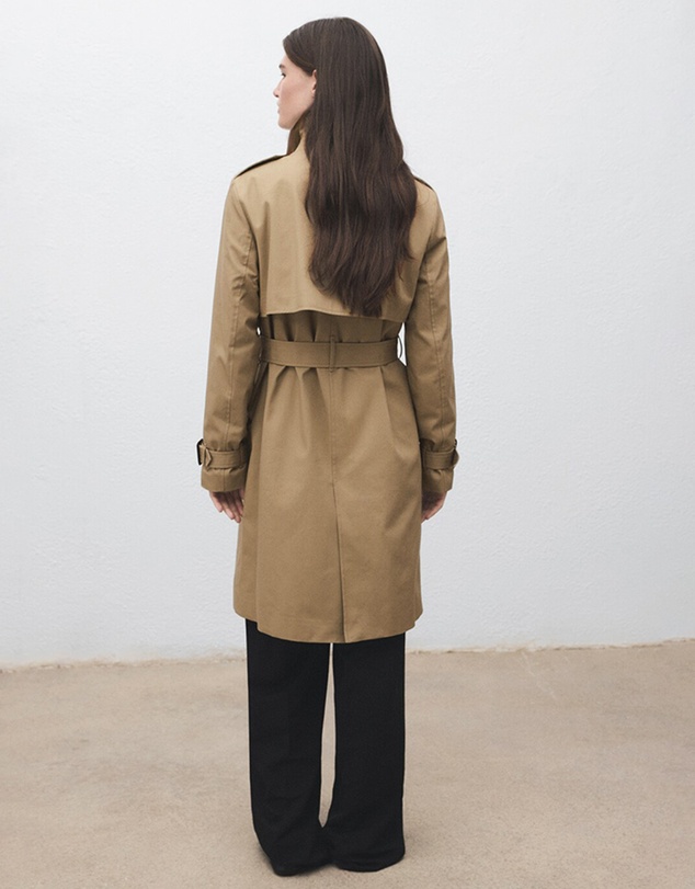M.N.G - Classic Trench Coat With Belt