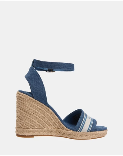 Tommy Hilfiger - High Wedge Webbing Espadrilles - Women's