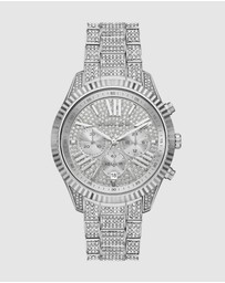 Michael Kors - Lexington Silver Chronograph Watch