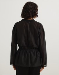 Atmos&Here - Liliora Tie Waist Top