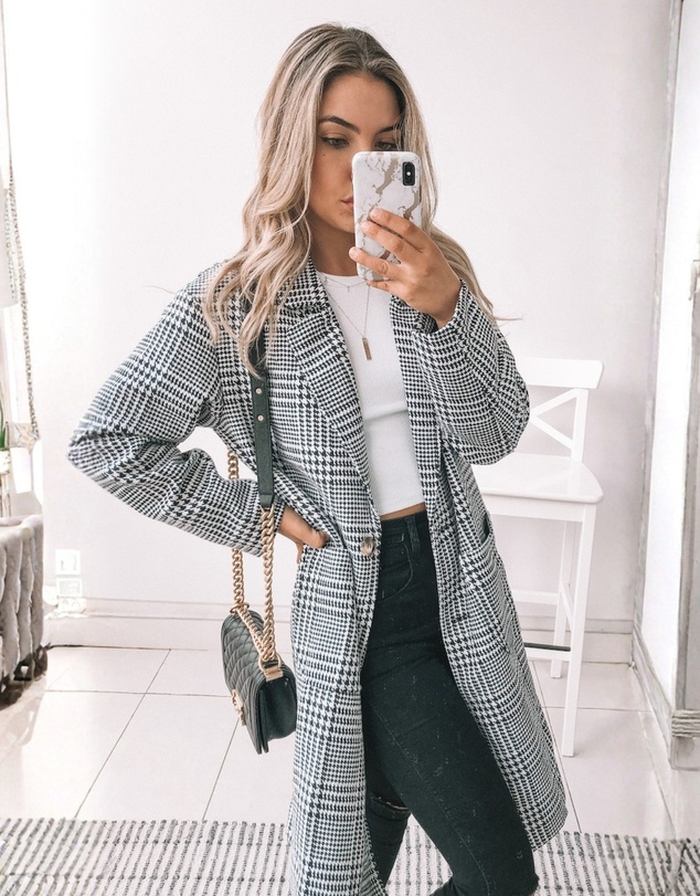 Esther & Co - Polaris Coat - Print