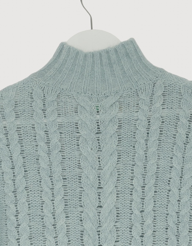 Revibe - Repaired AERE Zahra Cable Knit Jumper - AU 6