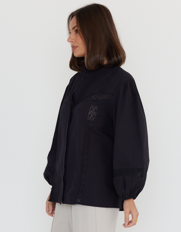 ALEXANDRA - Everett Blouse Black