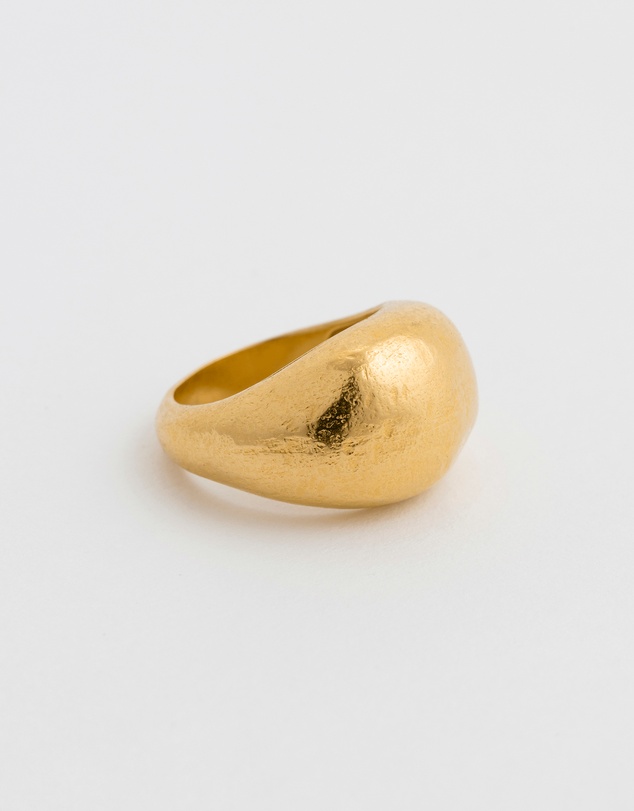 Kirstin Ash - Golden Light Dome Ring