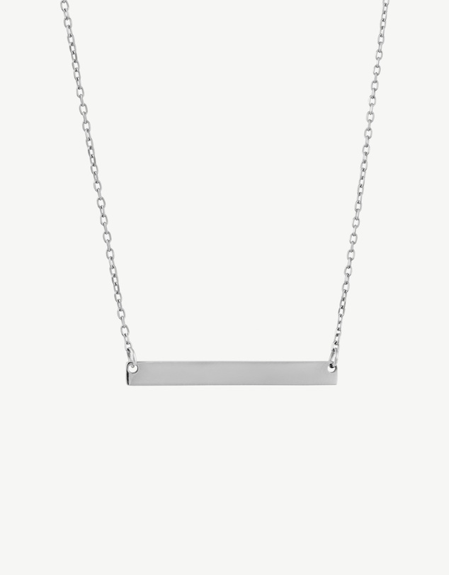 Zahar - Engravable Bar Necklace