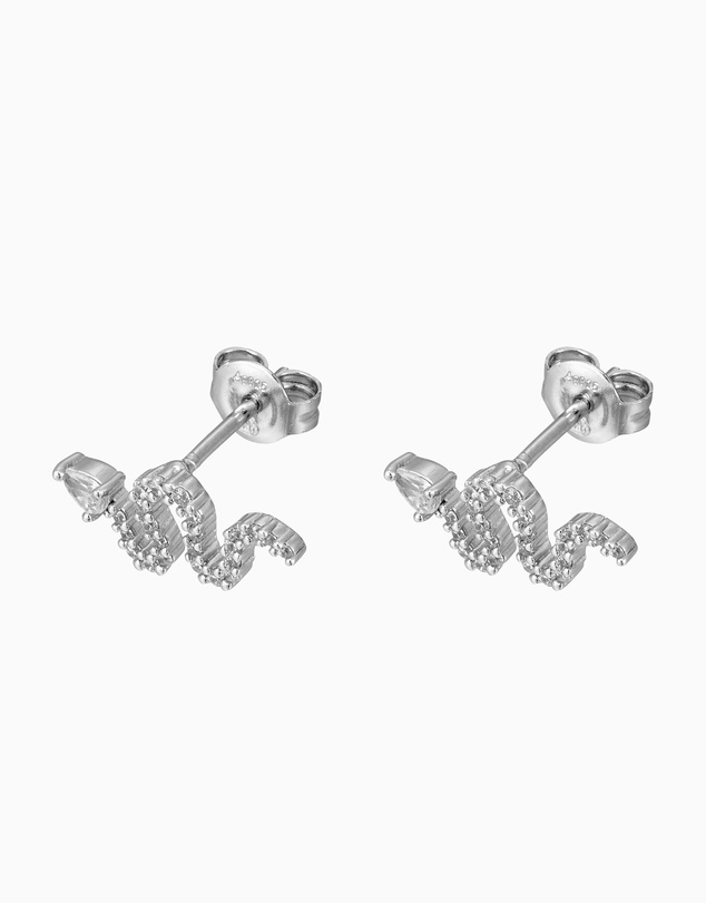 Emporio Armani - Silver Tone Earring