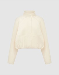 Shona Joy - Crosby Cropped Bomber Jacket
