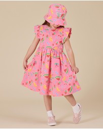 Goldie + Ace - Fruit Salad Bucket Hat - ICONIC EXCLUSIVE - Babies-Kids