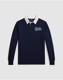 Polo Ralph Lauren - Logo Fleece Rugby Sweatshirt - ICONIC EXCLUSIVE - Teens