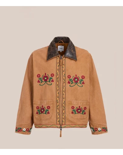 Found - Canvas Embroidered Work Jacket