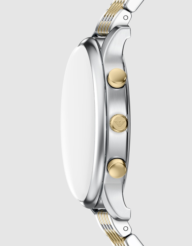 Emporio Armani - Two Tone Chronograph Watch